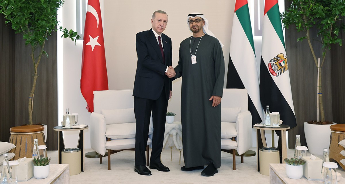 BAE Devlet Başkanı Al Nahyan ile görüştü