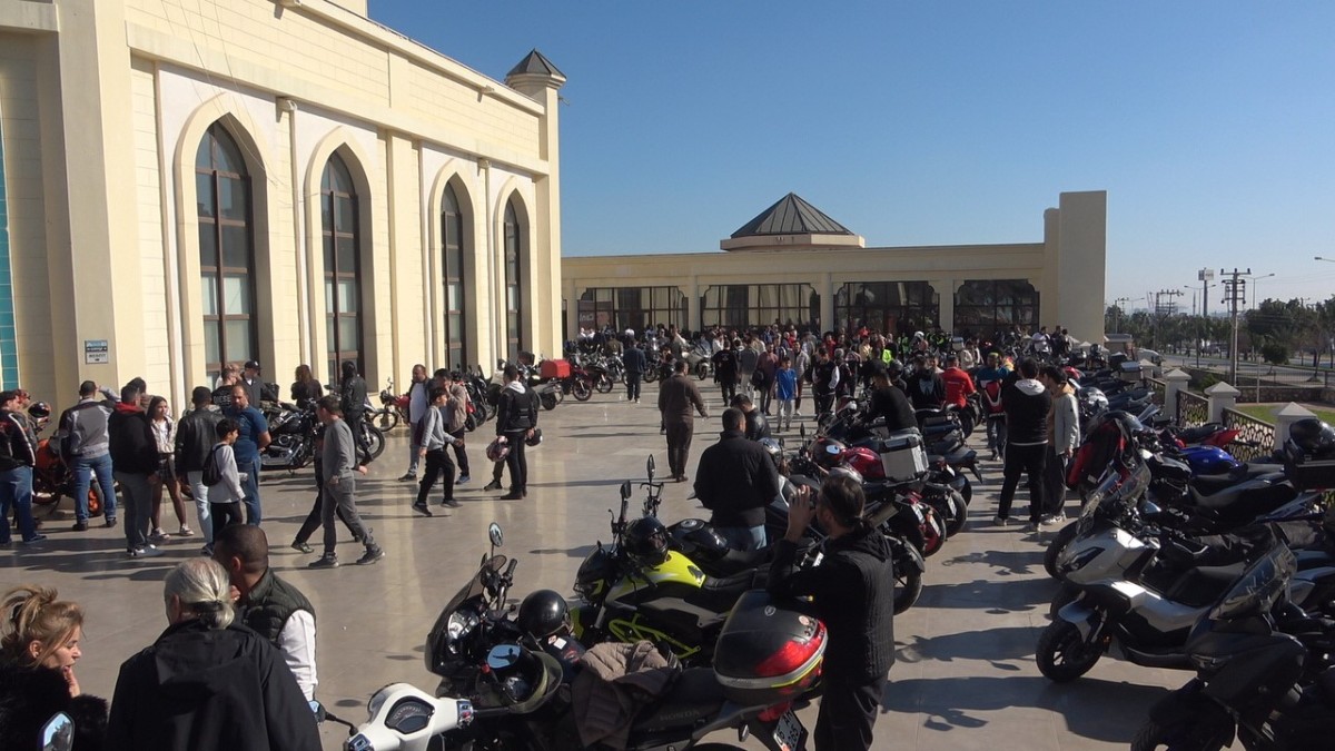 600'ü aşkın motor tutkunu Mersin'de buluştu