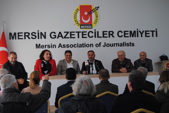 Mevlüt Ekmekci, Mersin basınıyla buluştu