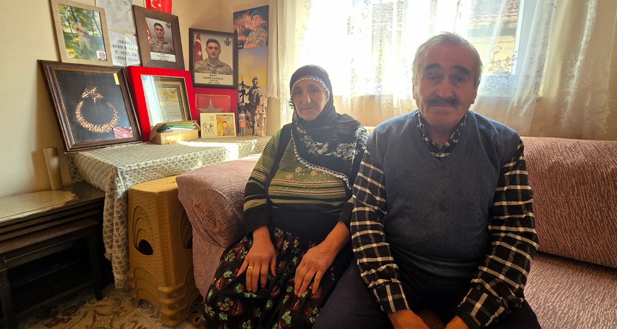 Tokatlı şehidin anne babası, devlete duacı