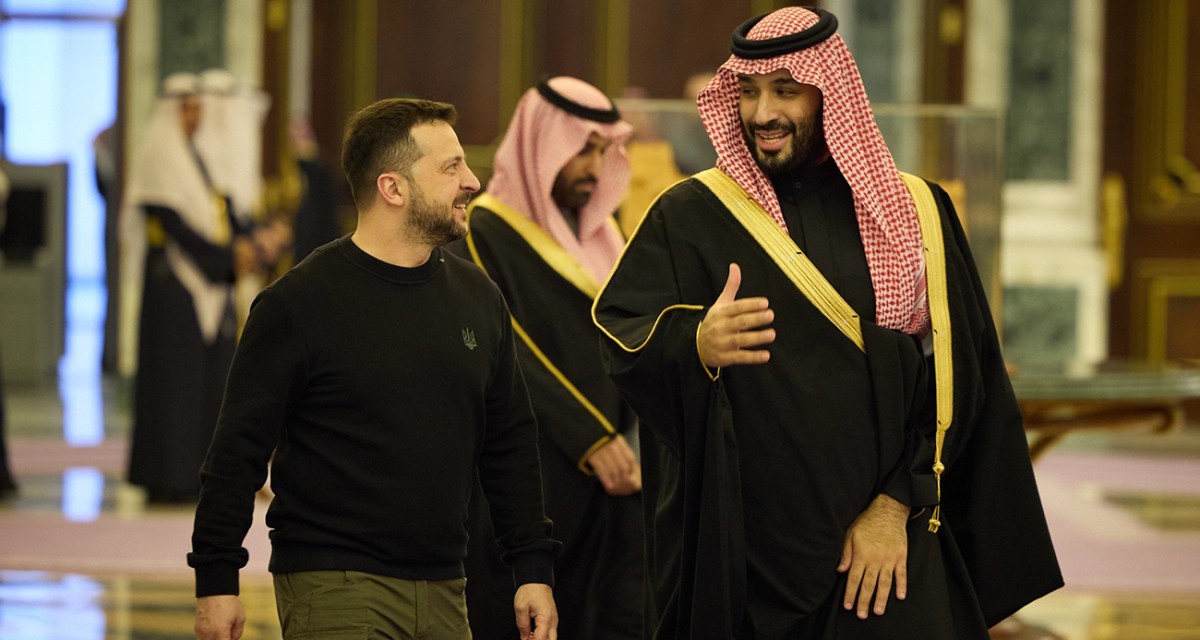 Zelenskiy, Suudi Arabistan Veliaht Prensi Salman ile bir araya geldi