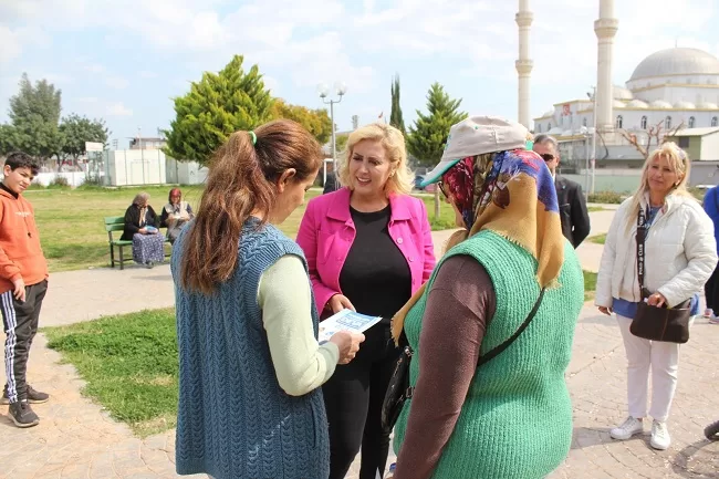 Toroslar’ın ilk Mersin’in tek kadın adayı