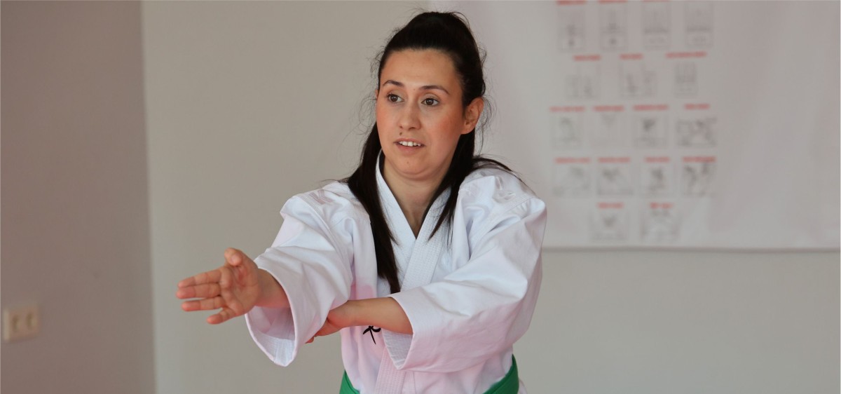 SEREBRAL PALSİLİ PINAR, 'PARA KARATE' İLE HAYATA TUTUNUP TÜRKİYE 2.'Sİ OLDU  