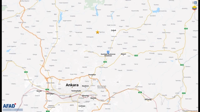 Ankara'da 3.6 büyüklüğünde deprem