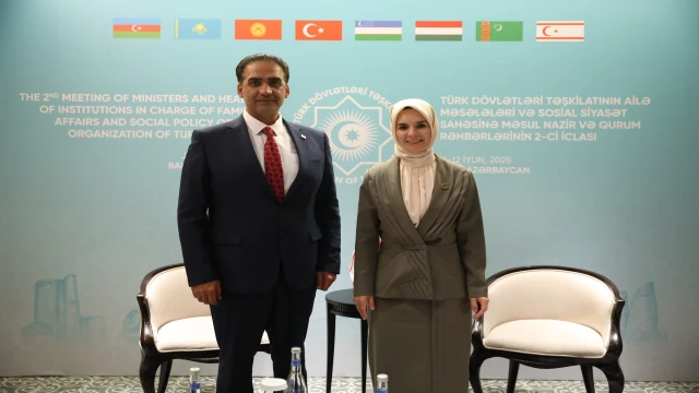 Bakan Göktaş, KKTC Çalışma ve Sosyal Güvenlik Bakanı Gardiyanoğlu ile görüştü