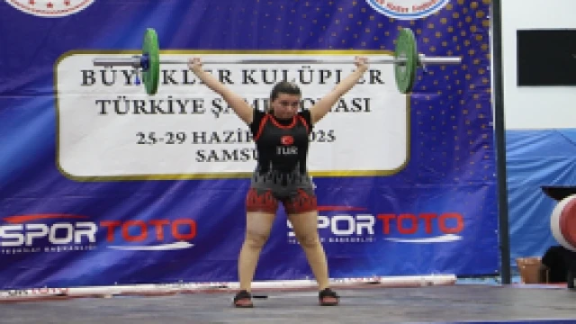 Büyükler Kulüpler Türkiye Halter Şampiyonası Samsun’da başladı