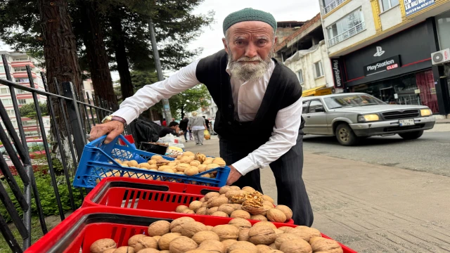 Cevizci Dede’ çalışma azmiyle gençlere örnek oluyor