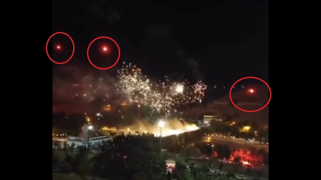 Diyarbakır'da kutlamalarda atılan işaret fişeği, yangına neden oldu