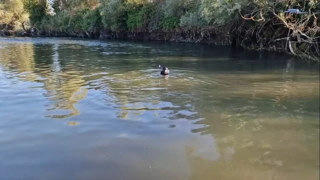 Kızılırmak'a girip boğuldu