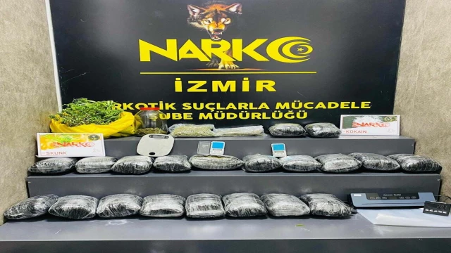 Torbacılara dağıtılmadan önce 22 kilo esrar ele geçirildi