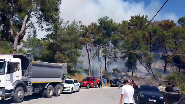 Antalya'da orman yangını