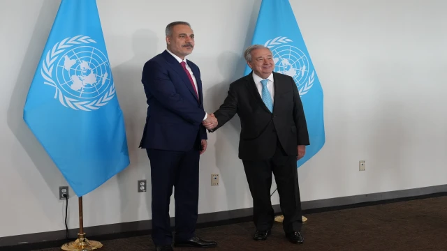 Bakan Fidan, BM Genel Merkezi'nde resmi akşam yemeğine katıldı