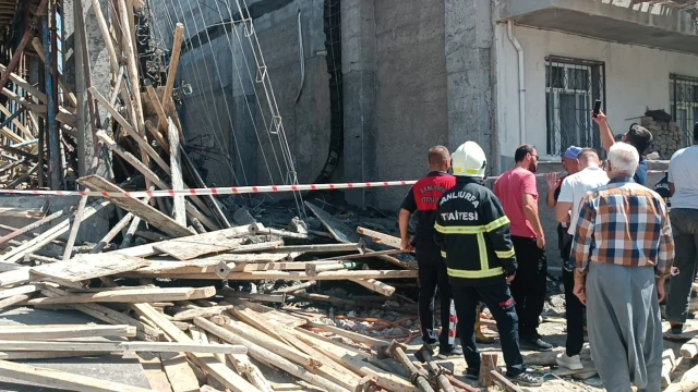  Beton dökülürken inşaat çöktü: 7 kişi yaralandı