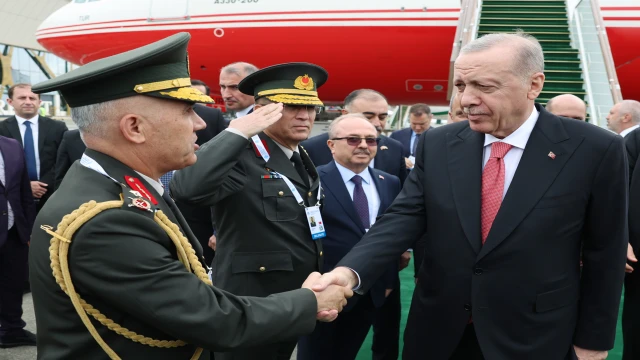 Cumhurbaşkanı Erdoğan, Azerbaycan'da