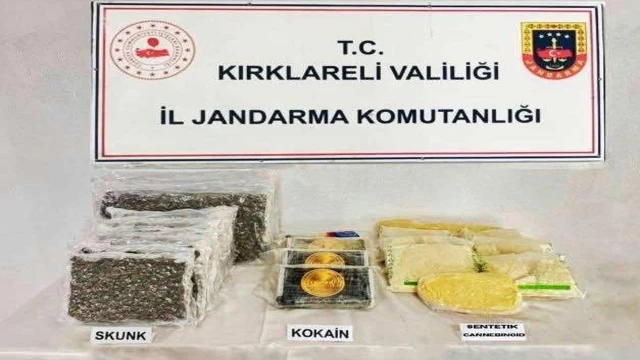 Piyasa değeri 100 milyon lira olan uyuşturucu ele geçirildi; 2 tutuklama