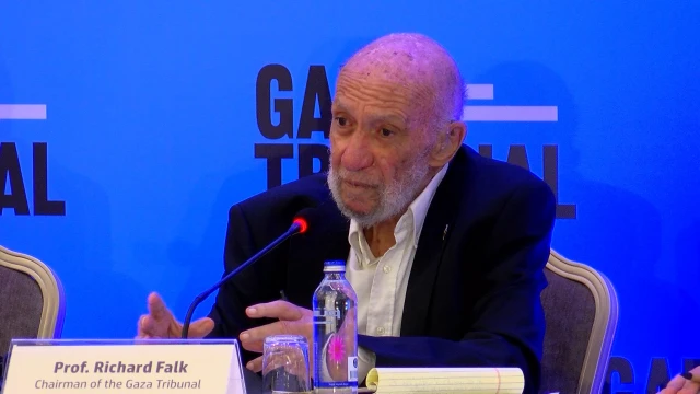 Gazze Mahkemesi Başkanı Falk: Soykırım karşısında sessizlik suç ortaklığıdır
