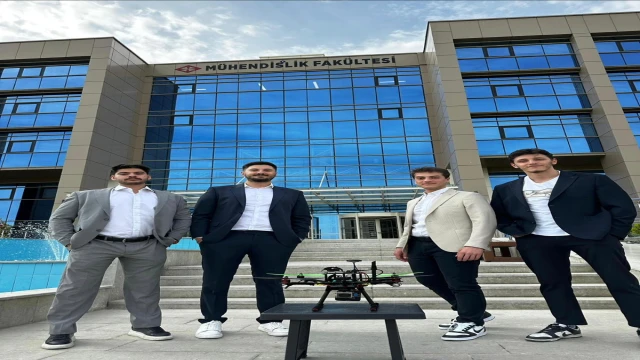 Üniversite öğrencilerinden 'kamikaze dron'