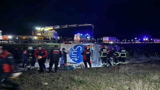 Niğde - Ankara Otoyolu’nda otobüs şarampole devrildi: 2 ölü, 40 yaralı